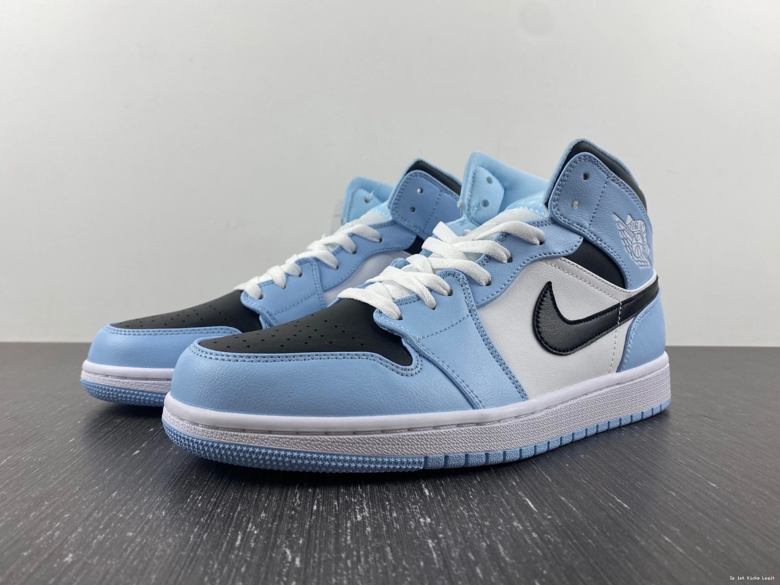 Blue 555112-401 Mid Air Jordan 1 GS Ice 0513